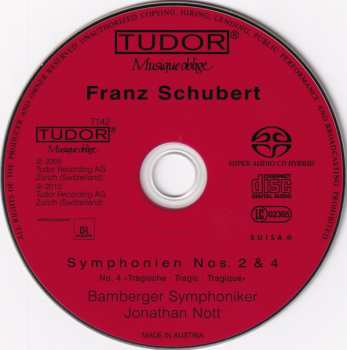 SACD Franz Schubert: Symphonien Nos. 2 & 4 (No. 4 »Tragische = Tragique = Tragic«) 147755