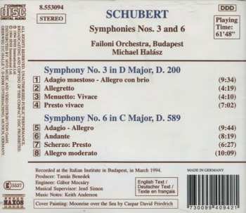 CD Franz Schubert: Symphonies No. 3, D. 200 • No. 6, D. 589 294371
