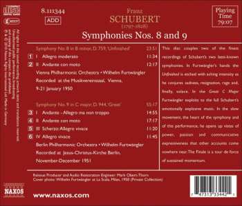 CD Franz Schubert: Symphonies No. 8 And 9 321313