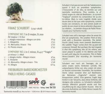 CD Franz Schubert: Symphonies Nos. 3 & 4 268532