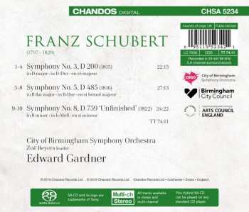 SACD Franz Schubert: Symphonies Vol. 1: Nos. 3, 5 And 8 186261