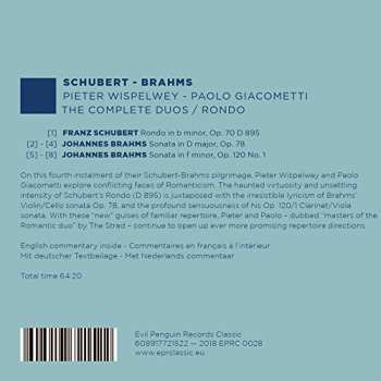 CD Franz Schubert: The Complete Duos / Rondo 245986