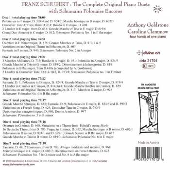 7CD/Box Set Franz Schubert: The Complete Original Piano Duets 192968