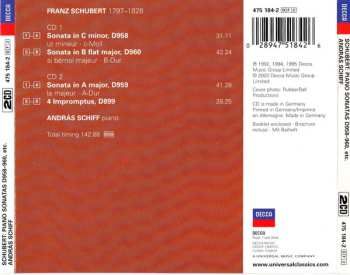 2CD Franz Schubert: The Late Piano Sonatas: D958–960 / Impromtus D899 529820
