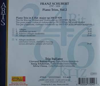 CD/DVD Franz Schubert: Schubert - Piano Trios, Vol. 2 458862