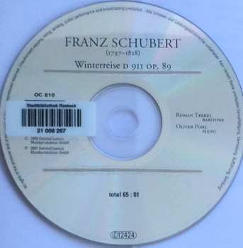 CD Franz Schubert: Winterreise D 911 Op. 89 264890