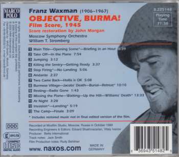 CD Franz Waxman: Objective, Burma! 122153