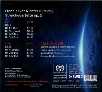 2SACD Franz Xaver Richter: Genesis 1757 - Seven String Quartets Op. 5 114657