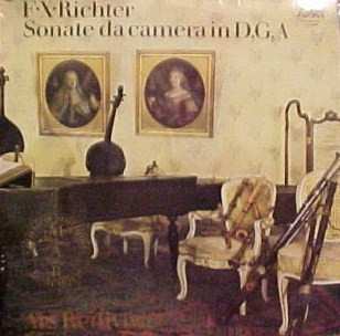 Album Franz Xaver Richter: Sonate Da Camera In D, G, A
