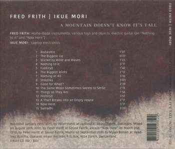 CD Fred Frith: A Mountain Doesn't Know It's Tall  95072