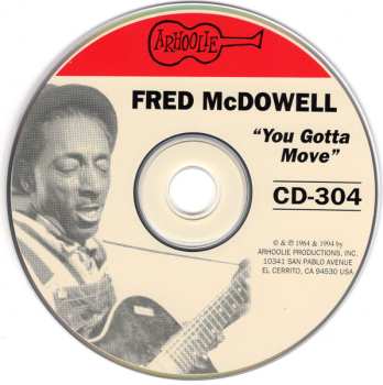 CD Fred McDowell: You Gotta Move