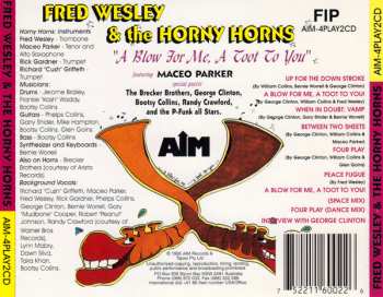 CD Fred Wesley & The Horny Horns: A Blow For Me, A Toot To You 125898