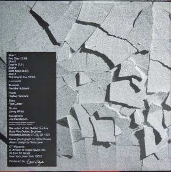 2LP Freddie Hubbard: Red Clay LTD