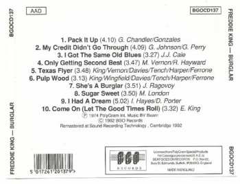 CD Freddie King: Burglar 115402