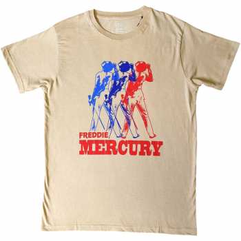 Merch Freddie Mercury: Freddie Mercury Unisex T-shirt: Multicolour Photo  (small) S