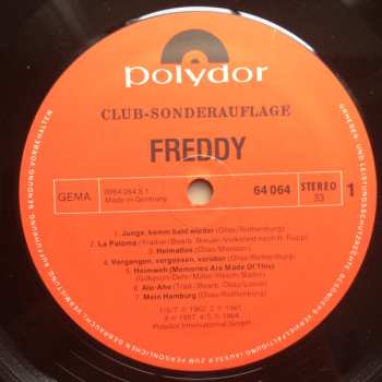 LP Freddy Quinn: Goldene Serie