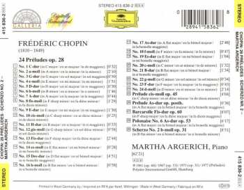 CD Frédéric Chopin: 26 Préludes · Barcarolle · Polonaise As-dur · Scherzo Nr. 2 b-moll 430447