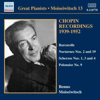 Album Frédéric Chopin: Benno Moiseiwitsch - Chopin Recordings Vol.3