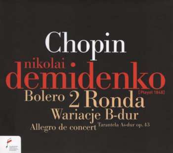 Album Frédéric Chopin: Bolero / 2 Ronda / Wariacje B-dur