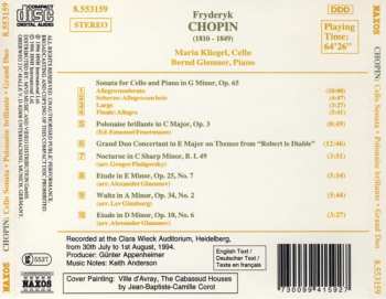 CD Frédéric Chopin: Cello Sonata • Polonaise Brillante • Grand Duo 314394