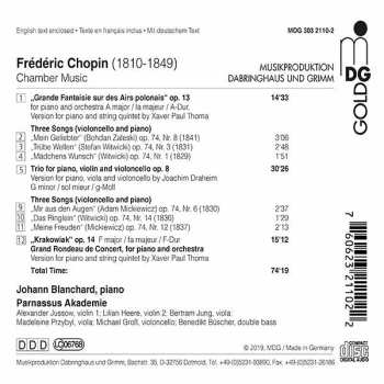 CD Frédéric Chopin: Chamber Music 453534