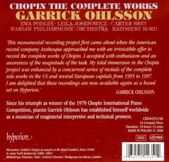 16CD/Box Set Frédéric Chopin: Chopin The Complete Works 345558