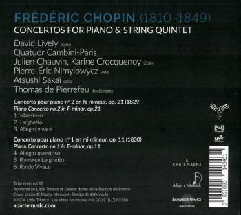 CD Frédéric Chopin: Concertos For Piano & String Quintet 293668