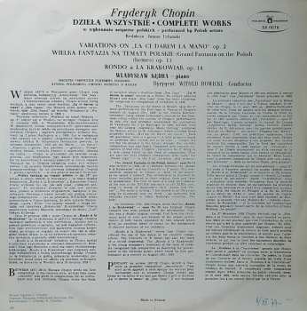 LP Frédéric Chopin: Variations On "La Ci Darem La Mano" Op. 2 / Wielka Fantazja Na Tematy Polskie Op. 13 / Rondo À La Krakowiak Op. 14 138771