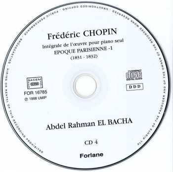 CD Frédéric Chopin: Epoque parisienne 1 (1831-1832) 257082