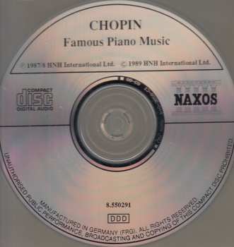 CD Frédéric Chopin: Famous Piano Music 343429
