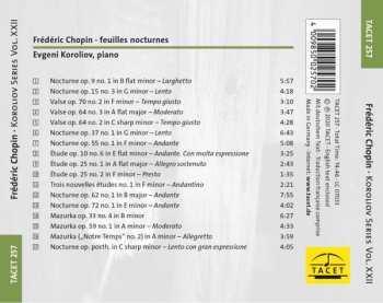 CD Frédéric Chopin: Feuilles Nocturnes 450861