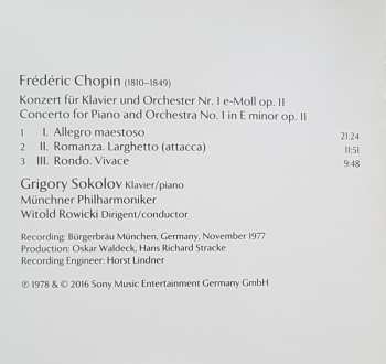 CD Frédéric Chopin: Piano Concerto No. 1 155563