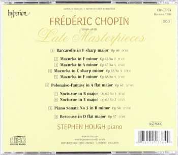 CD Frédéric Chopin: Late Masterpieces 345100