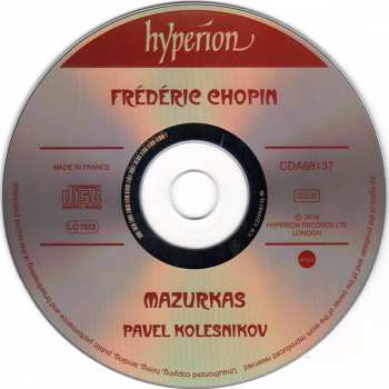 CD Frédéric Chopin: Mazurkas 332209