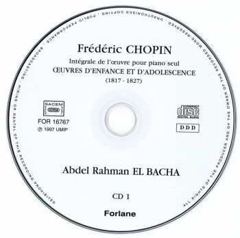 CD Frédéric Chopin: Oeuvres D'Enfance Et D'Adolescence (1817-1827) 255372