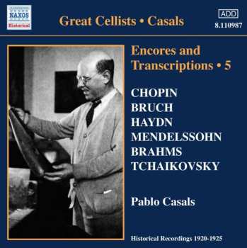 CD Pablo Casals: Encores And Transcriptions • 5 430242