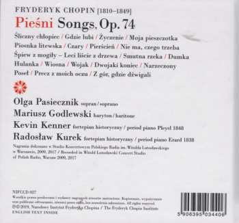CD Frédéric Chopin: Pieśni = Songs, Op.74 337238