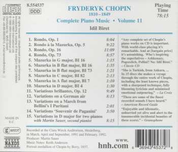 CD Frédéric Chopin: Rondos And Variations 446840