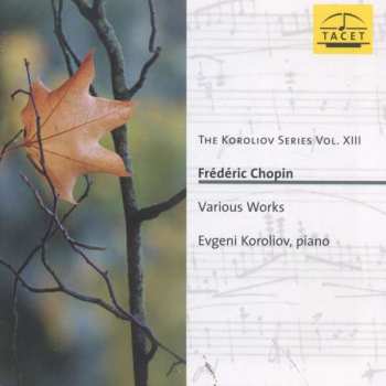 CD Frédéric Chopin: Various Works 396243