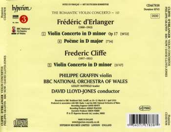 CD Frederic D'erlanger: Violin Concerto, Op 17 • Poëme • Violin Concerto 342217