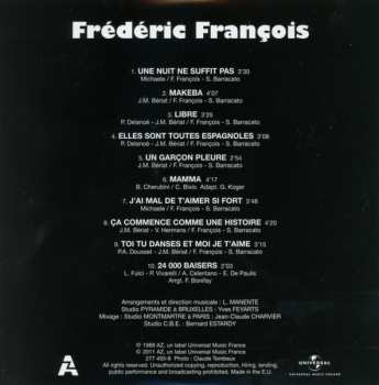 9CD/Box Set Frédéric François: L'intégrale Des Albums Originaux 1984-1992
