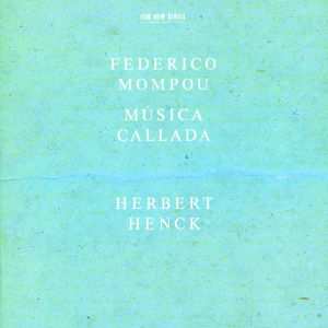 Album Frederic Mompou: Música Callada