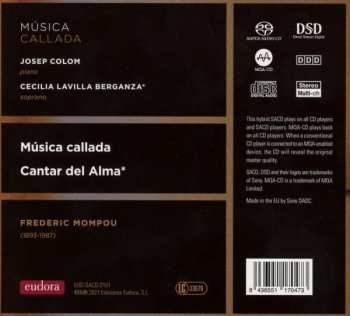 SACD Frederic Mompou: Música Callada 146560
