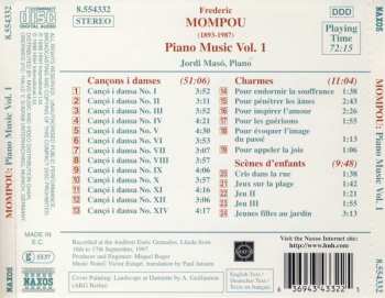 CD Frederic Mompou: Piano Music Volume 1 286510