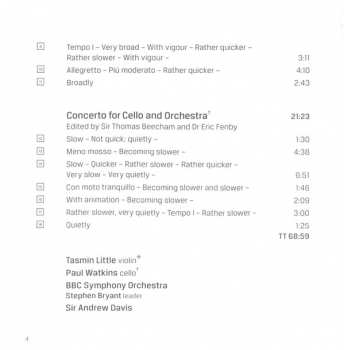 SACD Frederick Delius: Concertos For Violin And Cello 192069