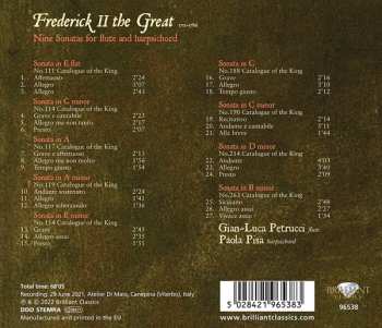 CD Friedrich der Grosse: Nine Sonatas For Flute & Harpsichord 399751