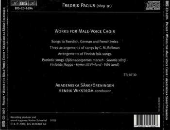 CD Fredrik Pacius: Pacius: Works For Male Voice Choir 453133