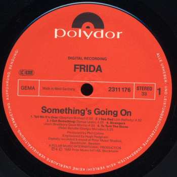LP Frida: Something's Going On 475349