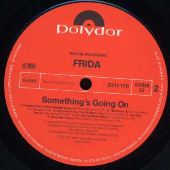 LP Frida: Something's Going On 475349