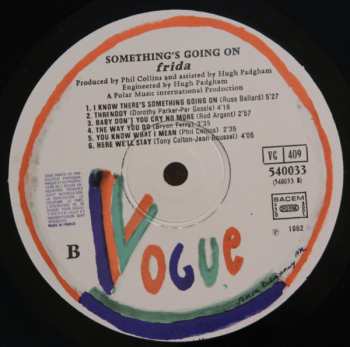 LP Frida: Something's Going On